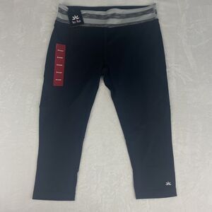 Lukka Capri Leggings Womens Extra Large Black Athletic Activewear Casual
